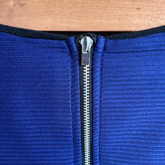 Express Cap Sleeve Dress. Full back zipper Size 0 EUC - Picture 5 of 6